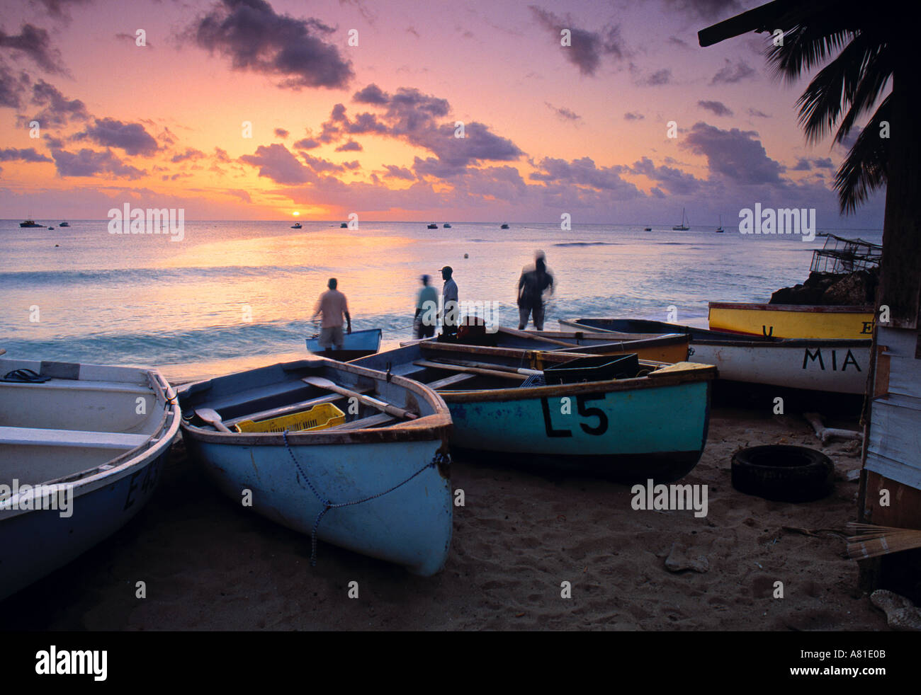 West Küste von Barbados, Caribbean Stockfoto