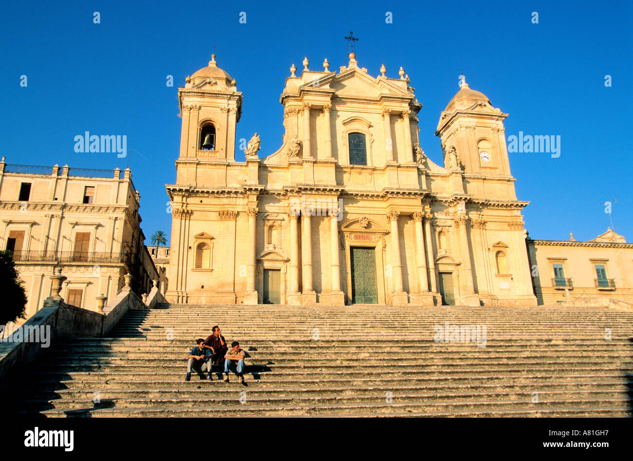 Italien, Sizilien, Noto, Kathedrale San Nicolo Stockfoto