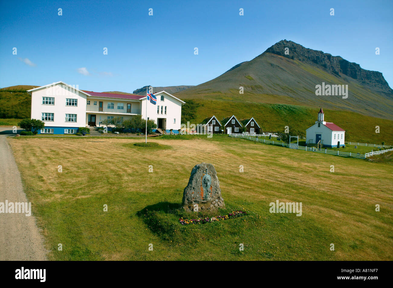 Arnarfjordur West Fjorde Islands Stockfoto
