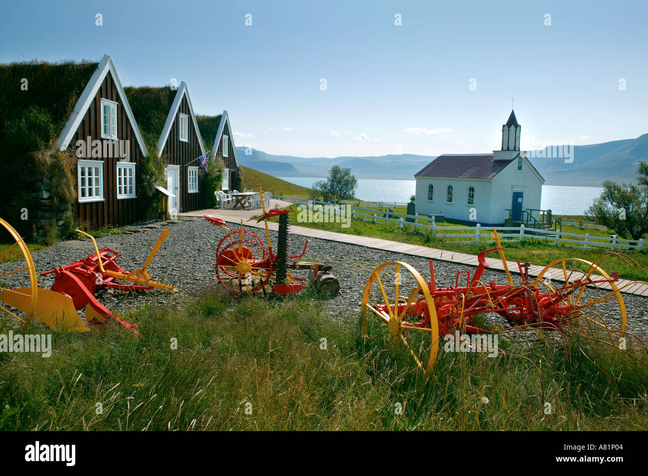 Arnarfjordur West Fjorde Islands Stockfoto