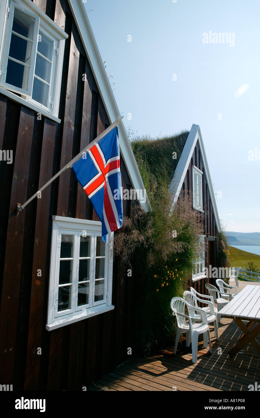 Arnarfjordur West Fjorde Islands Stockfoto
