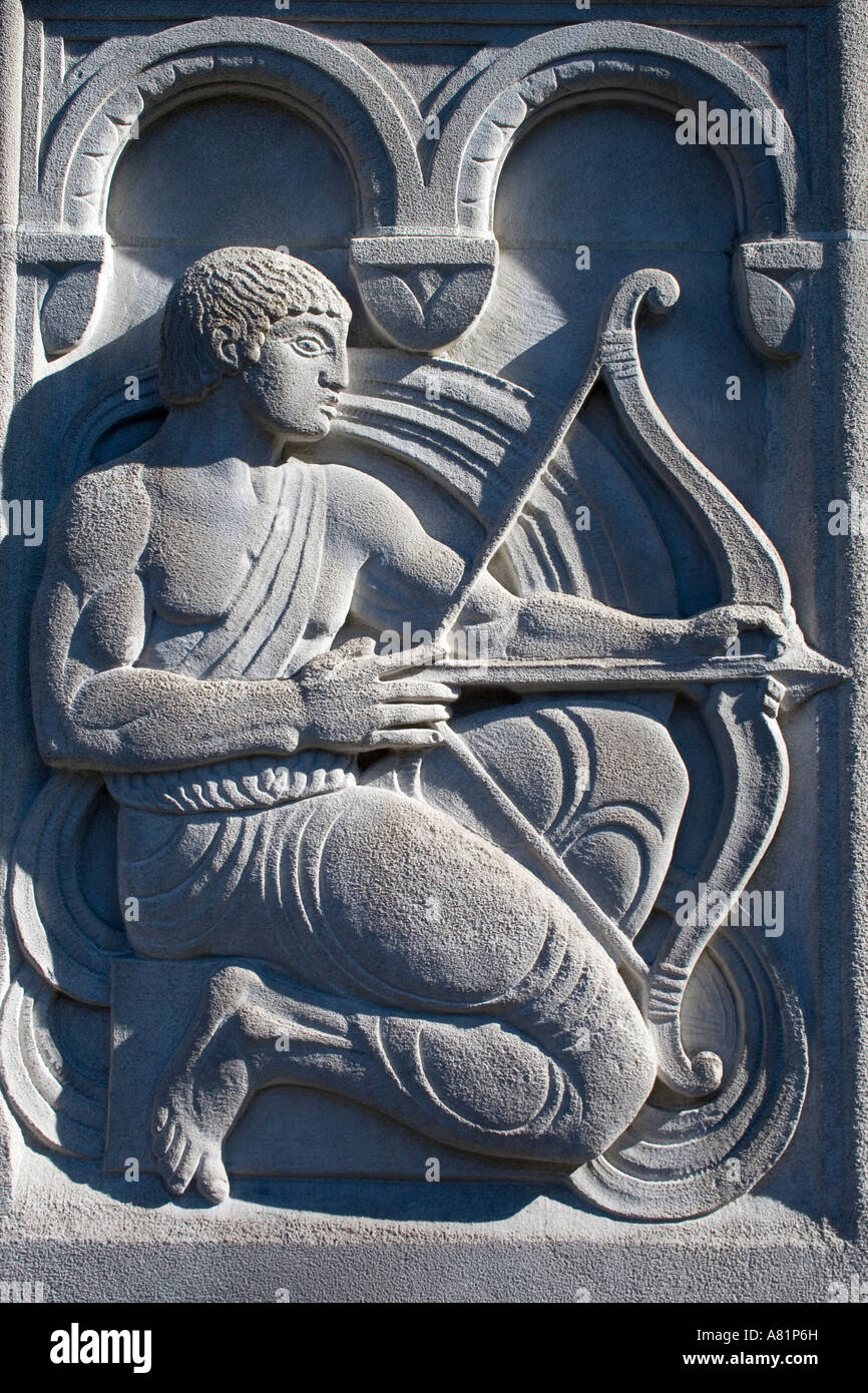 Building Detail 11 West 42nd Street New York City Stockfoto