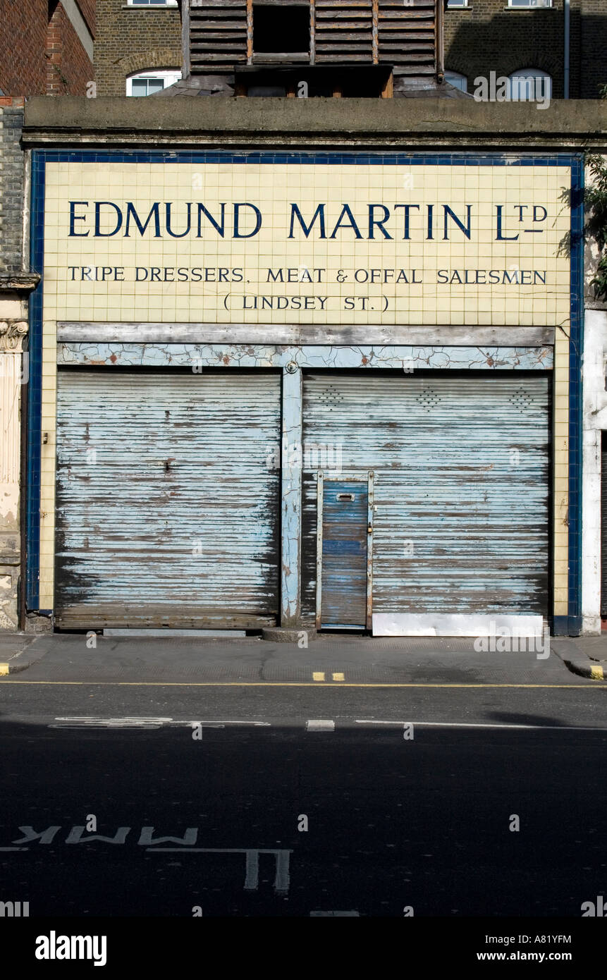 Edmund Martin Kutteln Kommoden Smithfields Fleisch Markt London Stockfoto