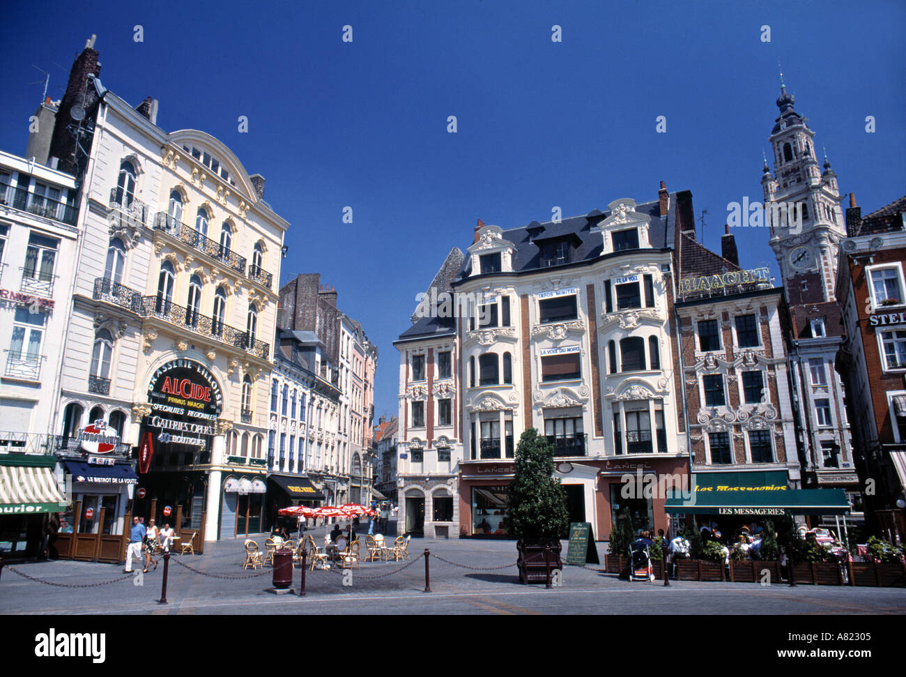 Platzieren Sie du allgemeine Gaulle Lille, Frankreich Stockfoto