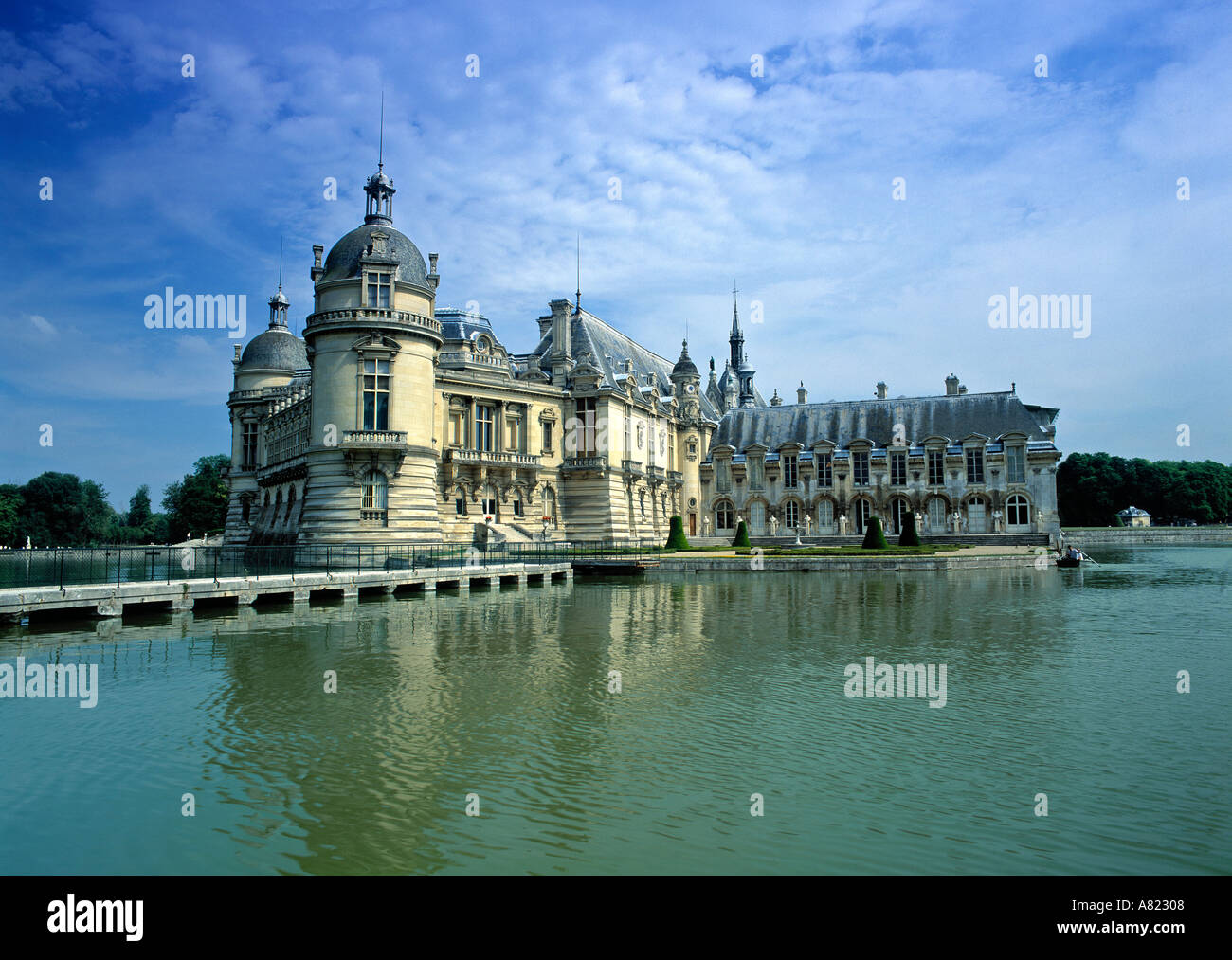 Chateau de Chantilly, Chantilly, Frankreich Stockfoto