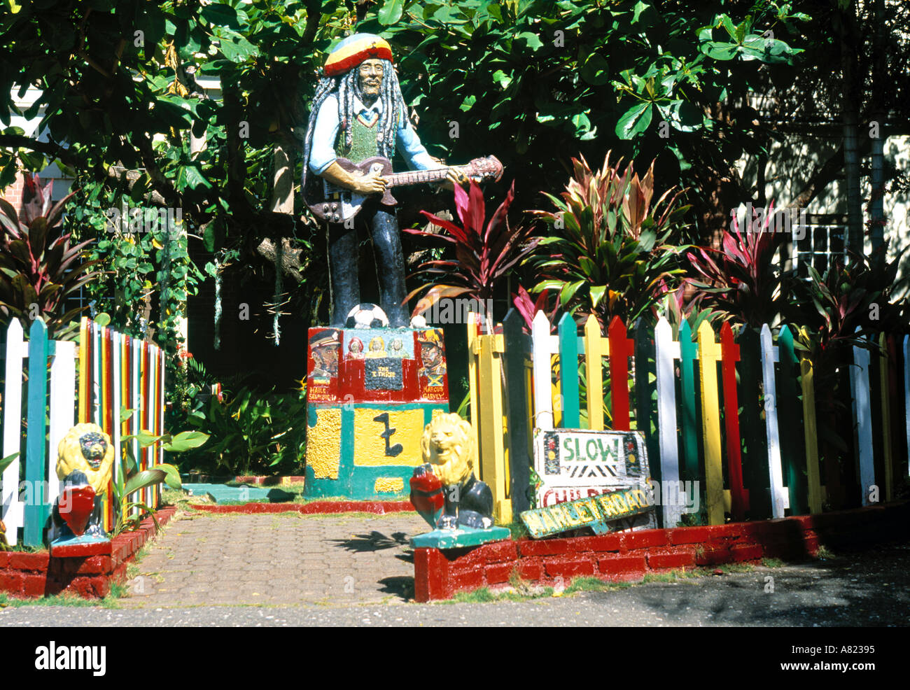 Bob Marley Museum in Kingston, Jamaika Stockfotografie Alamy