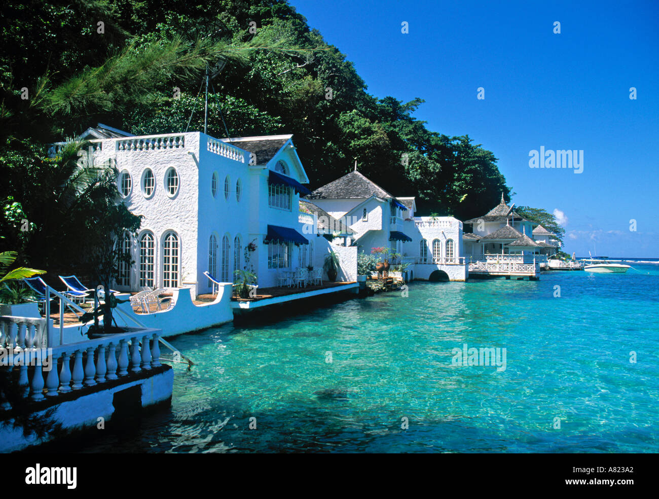 Crystal Cove, Nord-Ost Küste von Jamaika Stockfoto