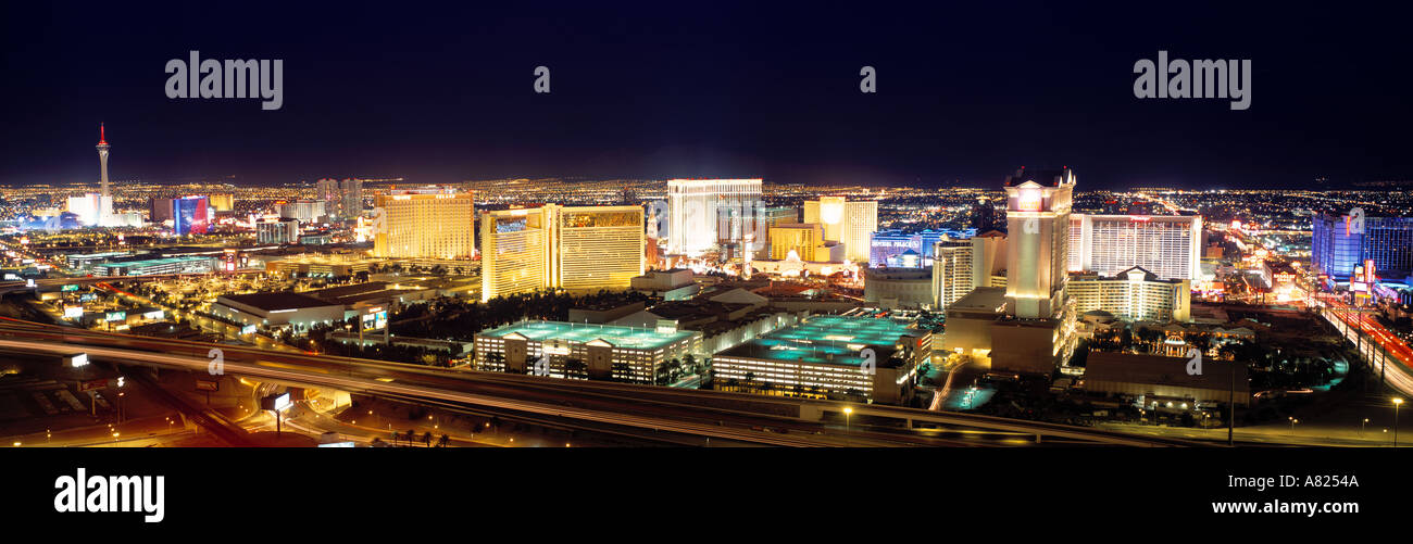 Flamingo Road, Las Vegas, Nevada, USA Stockfoto