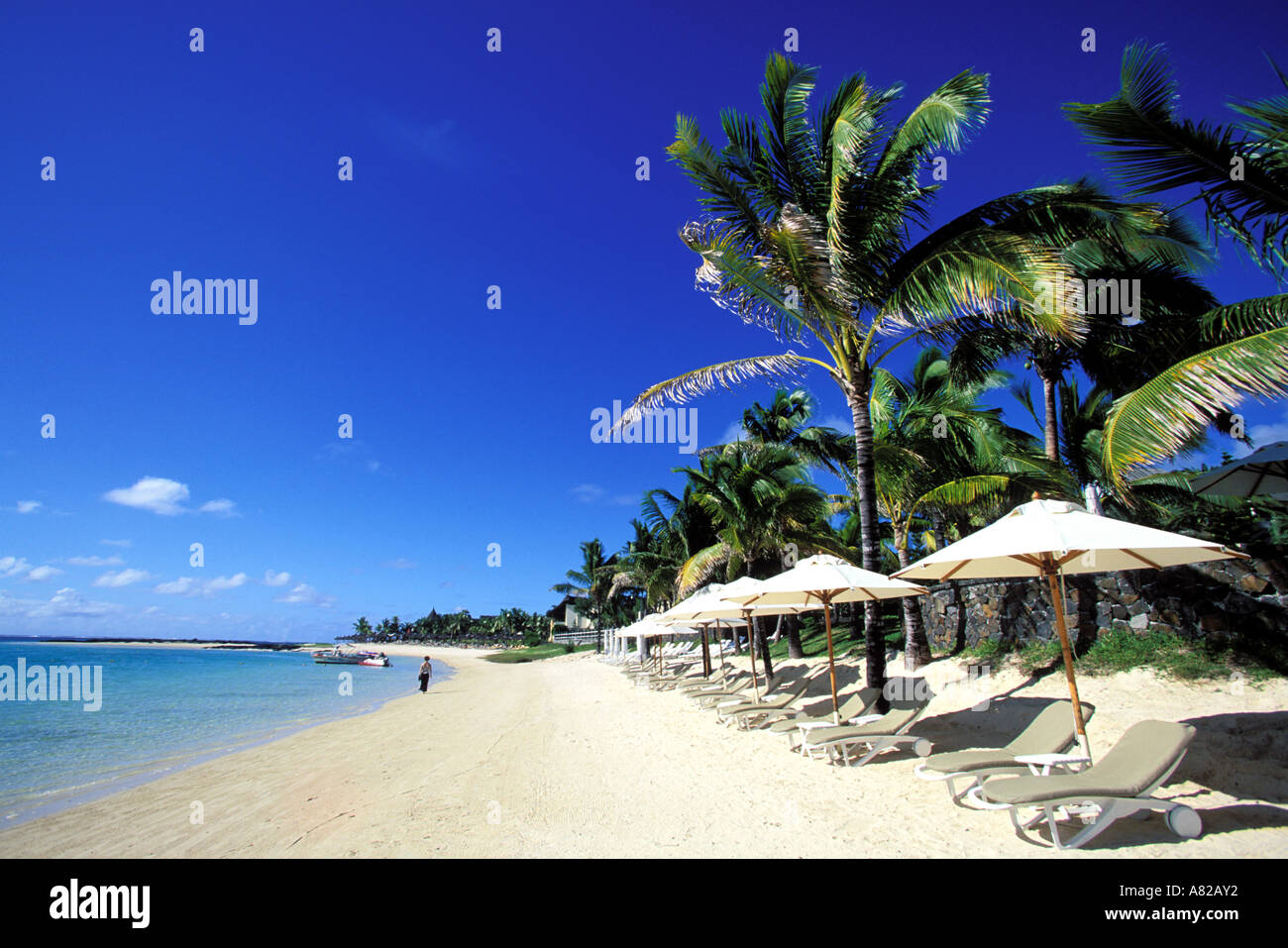 Mauritius, Flacq Bezirk Beach Residence Hotel, Luxus-Hotel an der Ostküste Stockfoto
