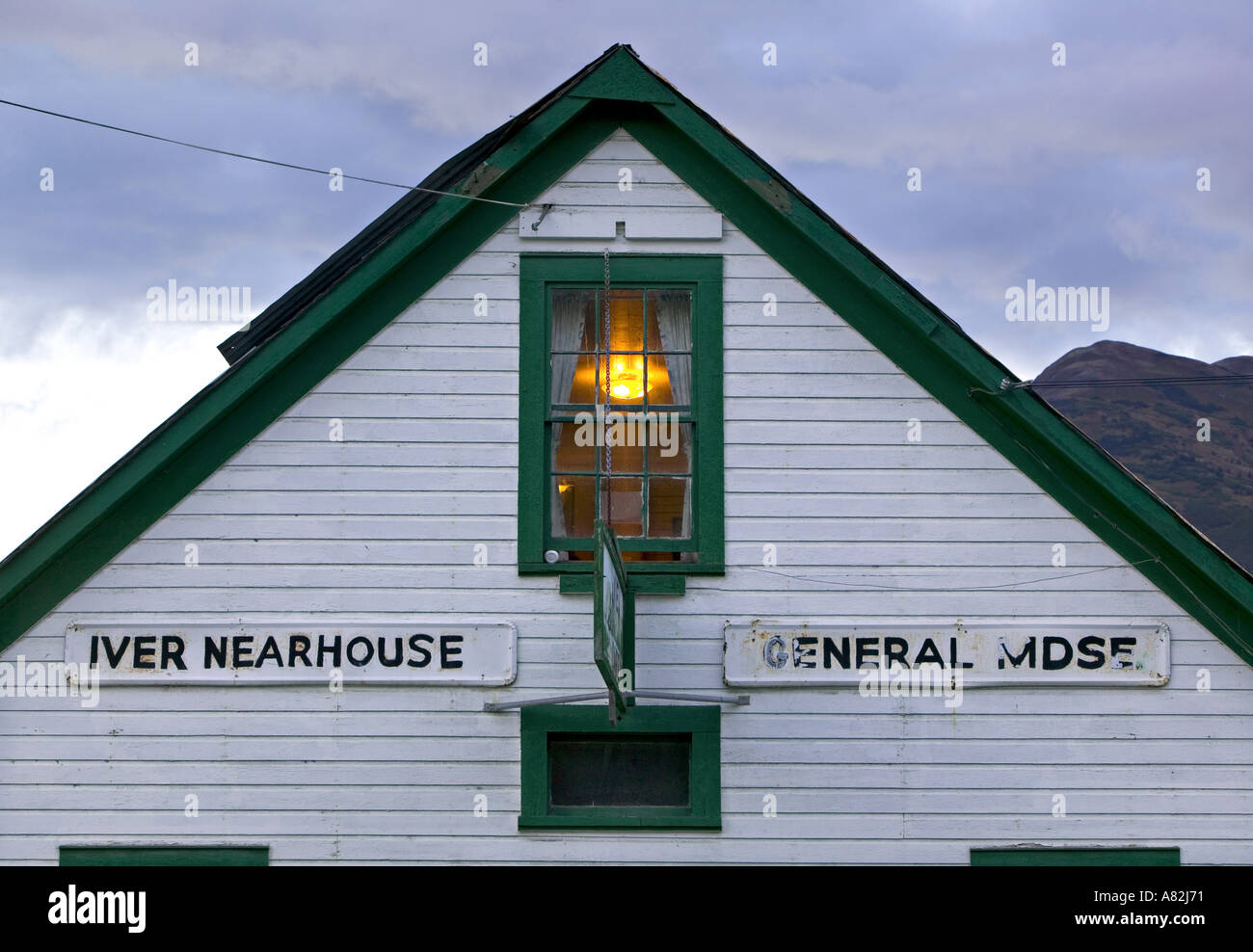 Seaview Cafe, Hoffnung, Halbinsel Kenai, Alaska, USA Stockfoto