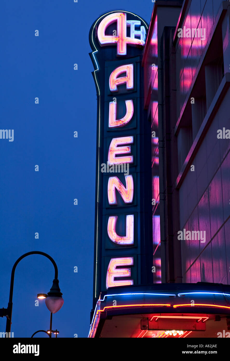 4th Avenue Theater, Anchorage, Alaska, USA Stockfoto