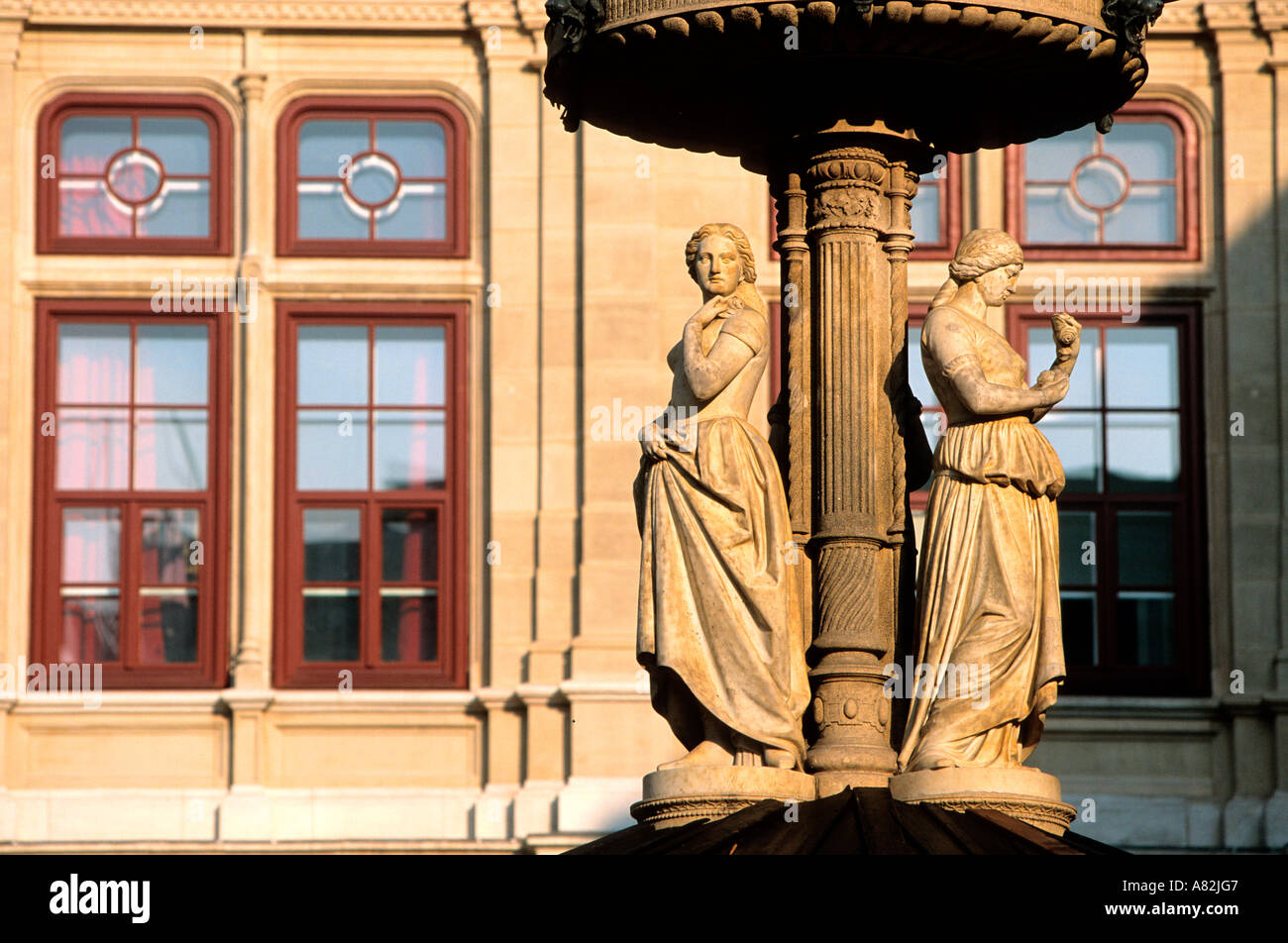 Österreich, Wien, Oper Stockfoto