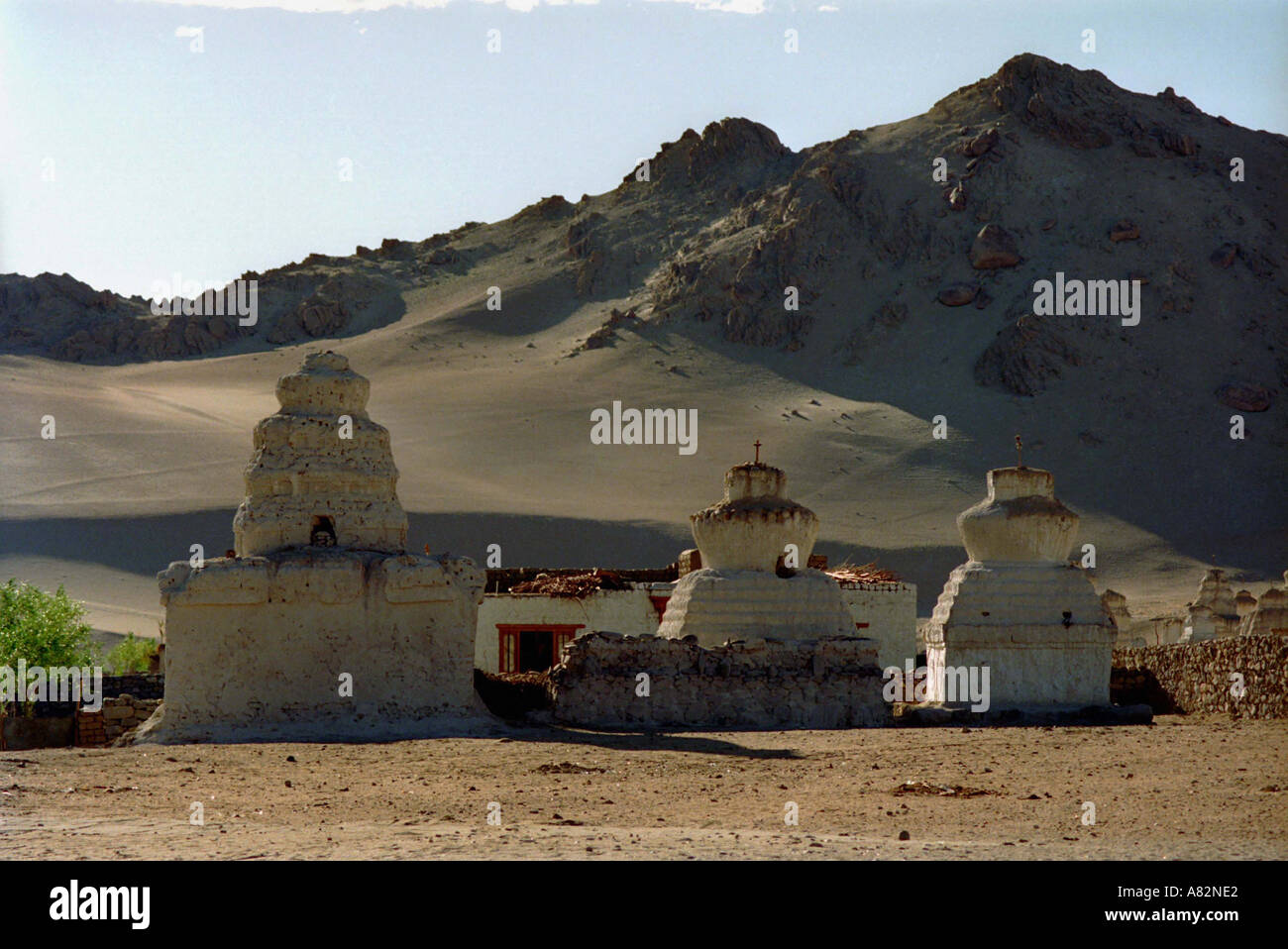 Leh s mittelalterliche Altstadt Indien Stockfoto