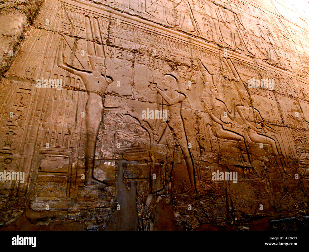 Tempel von Karnak, Ägypten Stockfoto