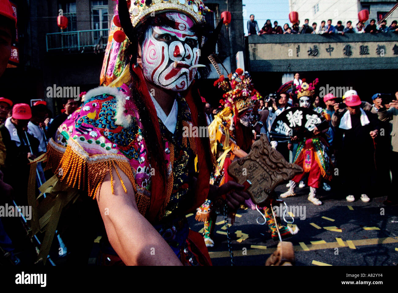 Taiwan, Lukang Stadt, Götter Festival Stockfoto