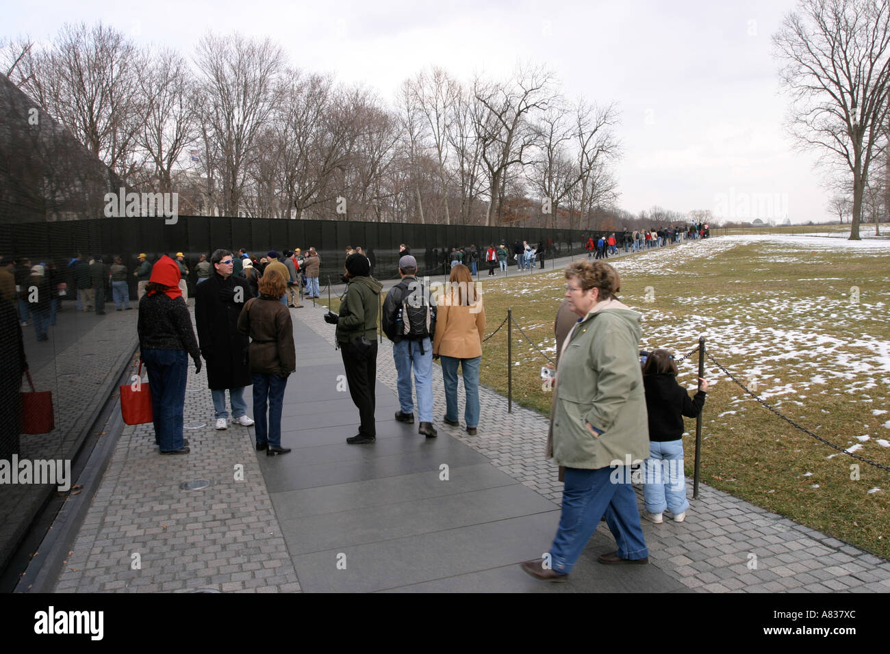 Nationalen Vietnamkrieg Memorial Washington DC Stockfoto