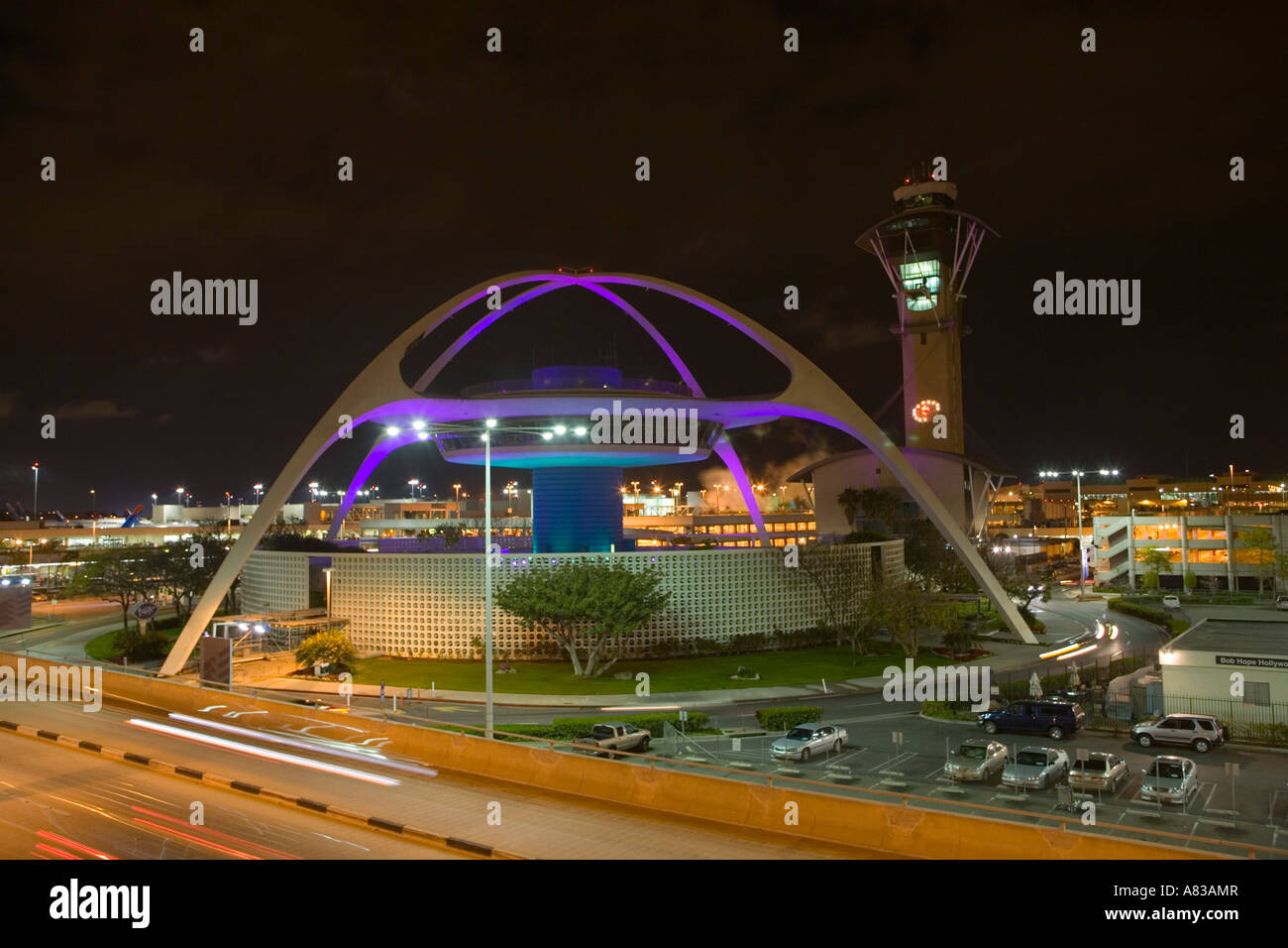 Das Themenrestaurant Gebäude Begegnung am Los Angeles International Airport Stockfoto