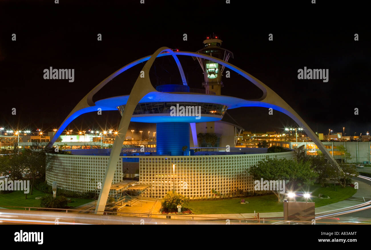 Das Themenrestaurant Gebäude Begegnung am Los Angeles International Airport Stockfoto