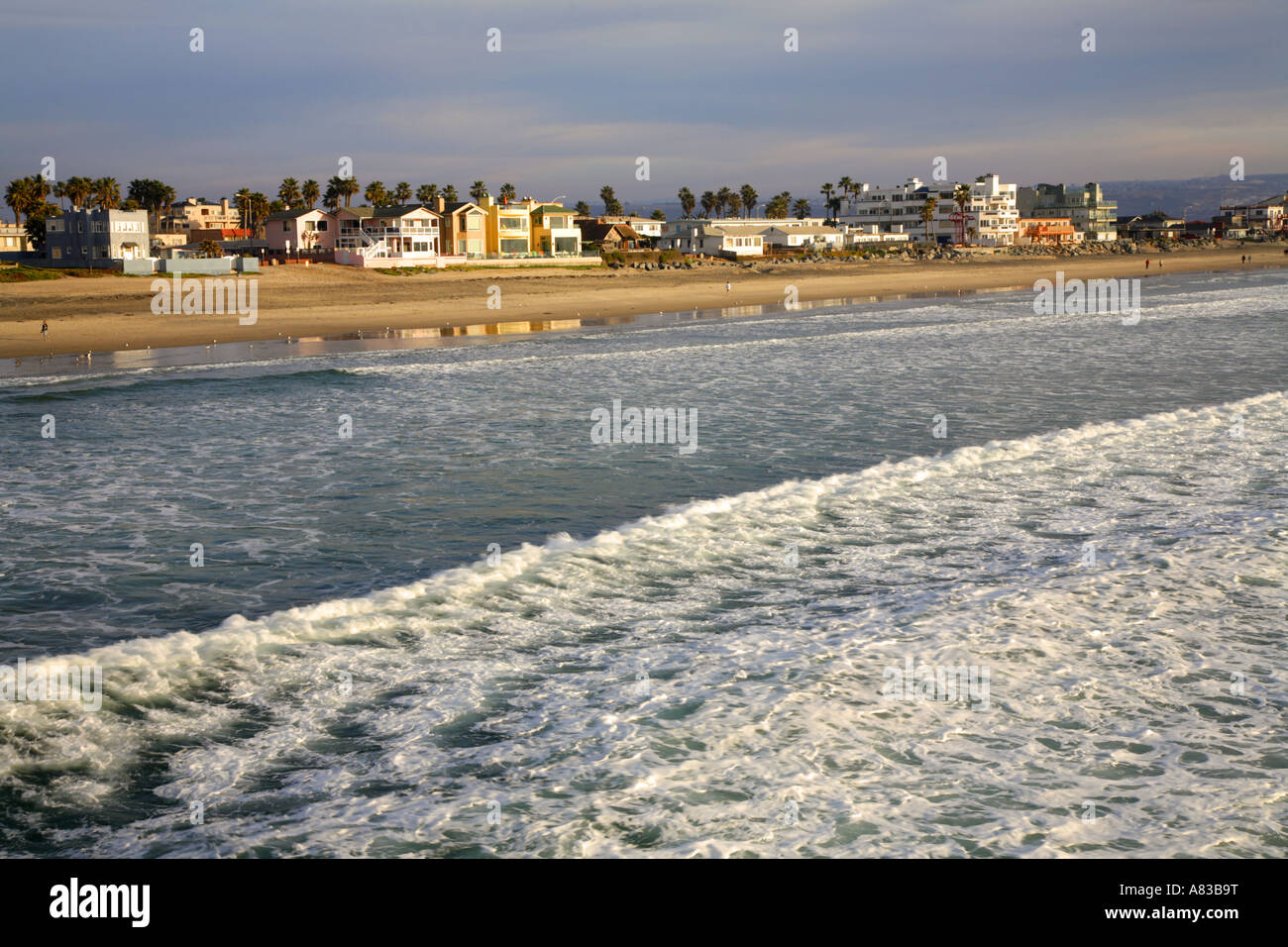 Imperial Beach Municipal Pier San Diego County Kalifornien Stockfoto