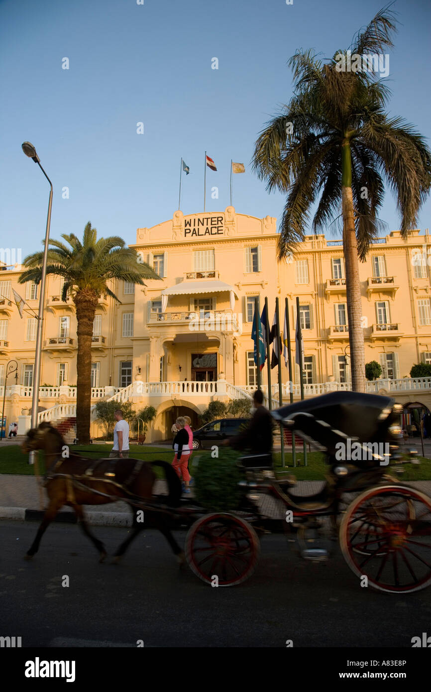 Winter Palace Hotel, Luxor, Ägypten Stockfoto