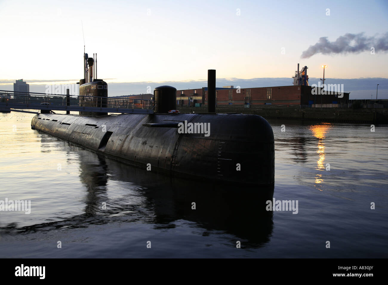 Der ehemalige russische uBootU434 ist heute ein Museum im Hafen von