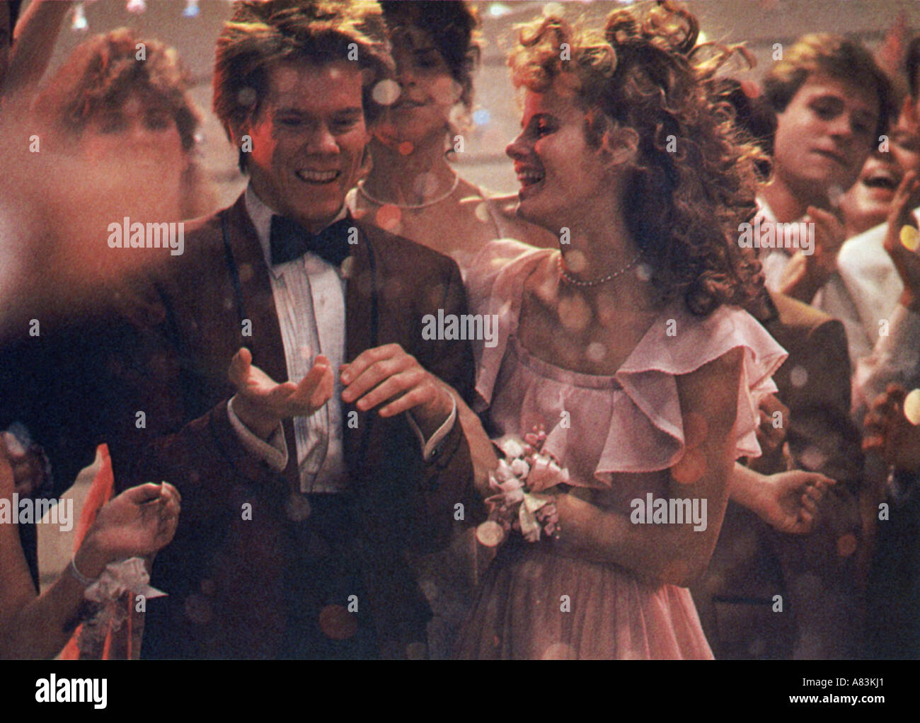 FOOTLOOSE 1984 Paramount Film mit Kevin Bacon und Lorri Singer Stockfoto