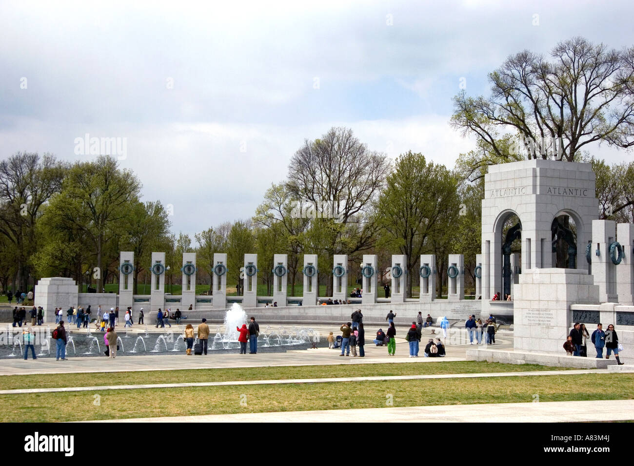 Das National World War II Memorial in Washington D C Stockfoto