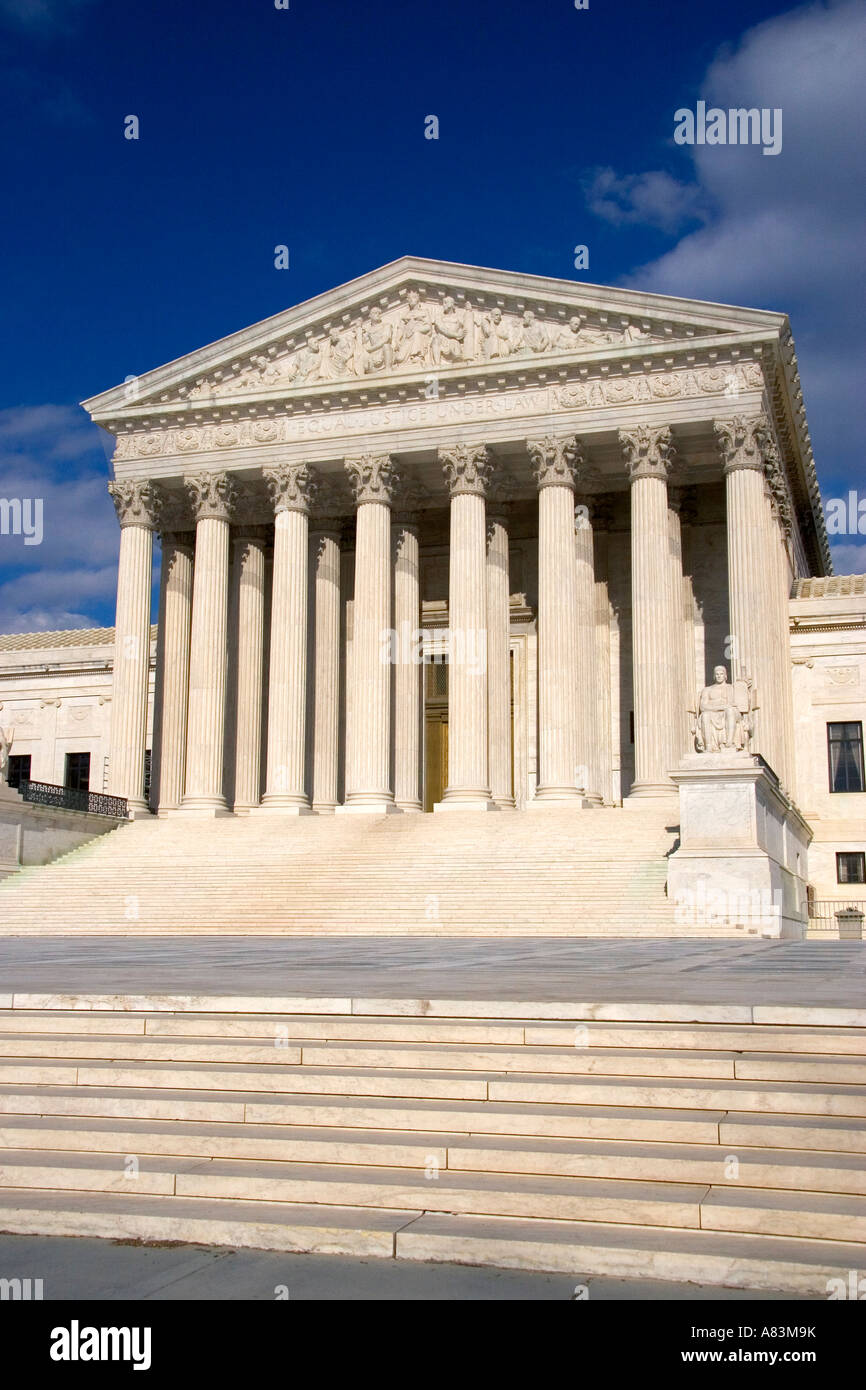 United States Supreme Court Gebäude in Washington, D.C. Stockfoto