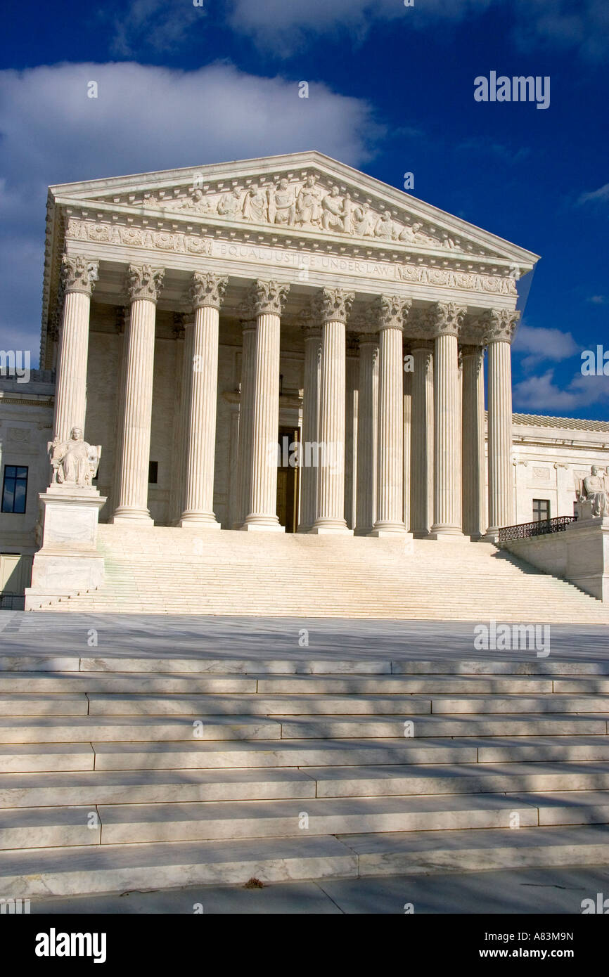 United States Supreme Court Gebäude in Washington, D.C. Stockfoto