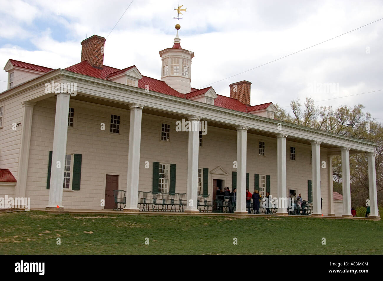 Mansion House Farm an George Washington Mount Vernon Virginia Stockfoto