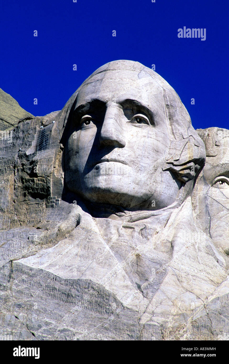 George Washington am Mount Rushmore, South Dakota Stockfoto
