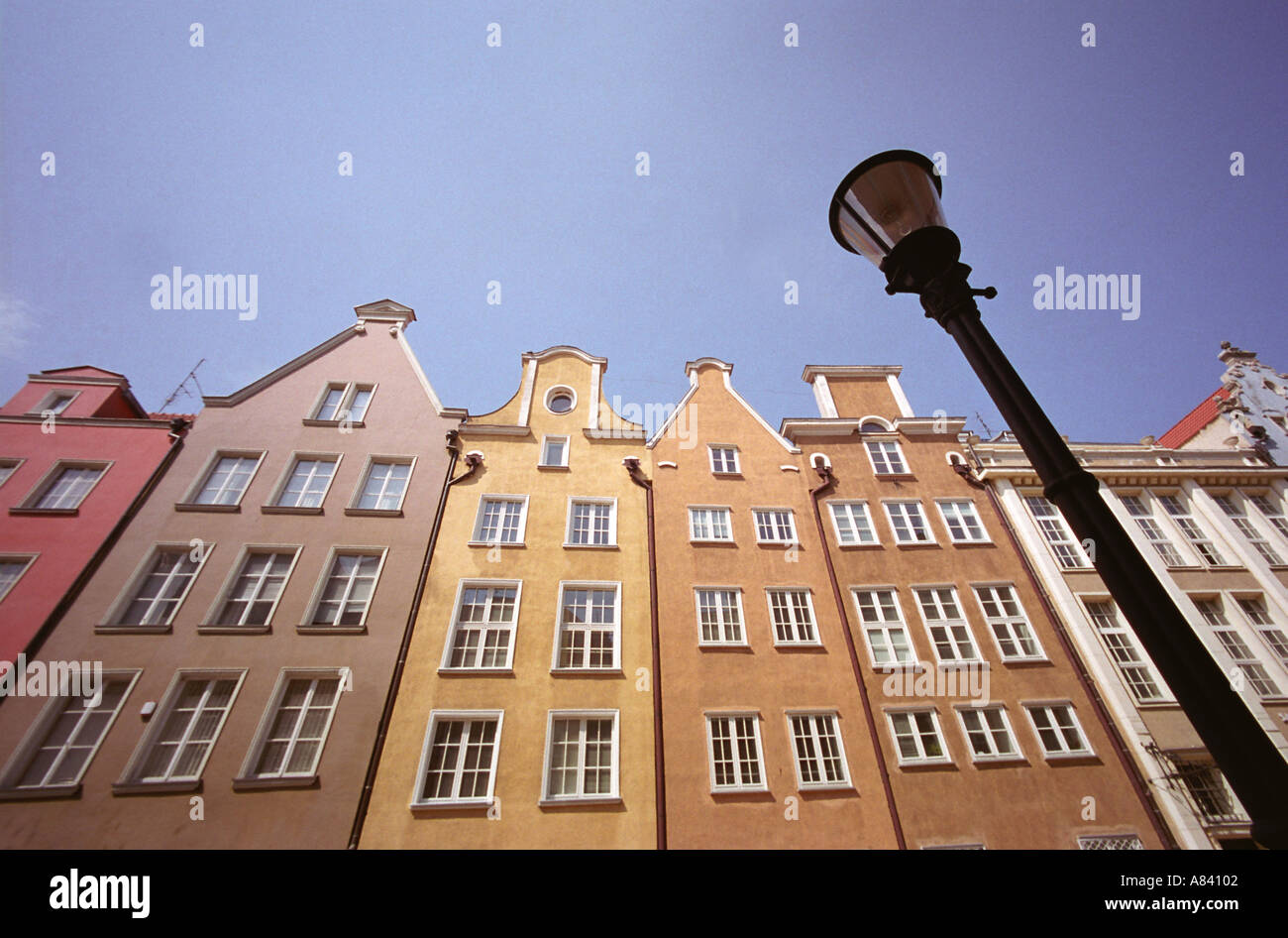 Long Street Altstadt Danzig Polen Stockfoto
