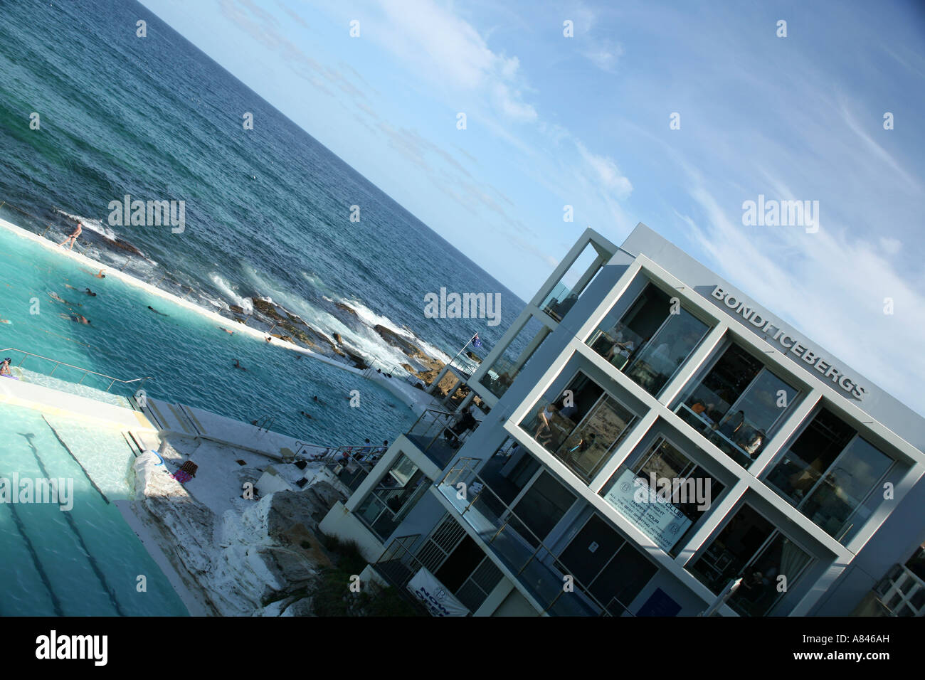 Bondi Icebergs Bar und Restaurant, Sydney, Australien Stockfoto