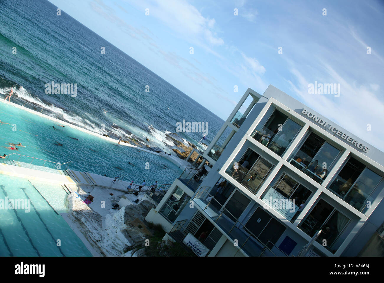 Bondi Icebergs Bar und Restaurant, Sydney, Australien Stockfoto