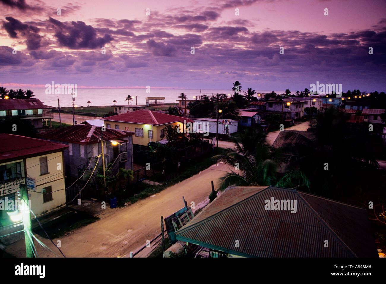 Dangriga, Belize Stockfoto