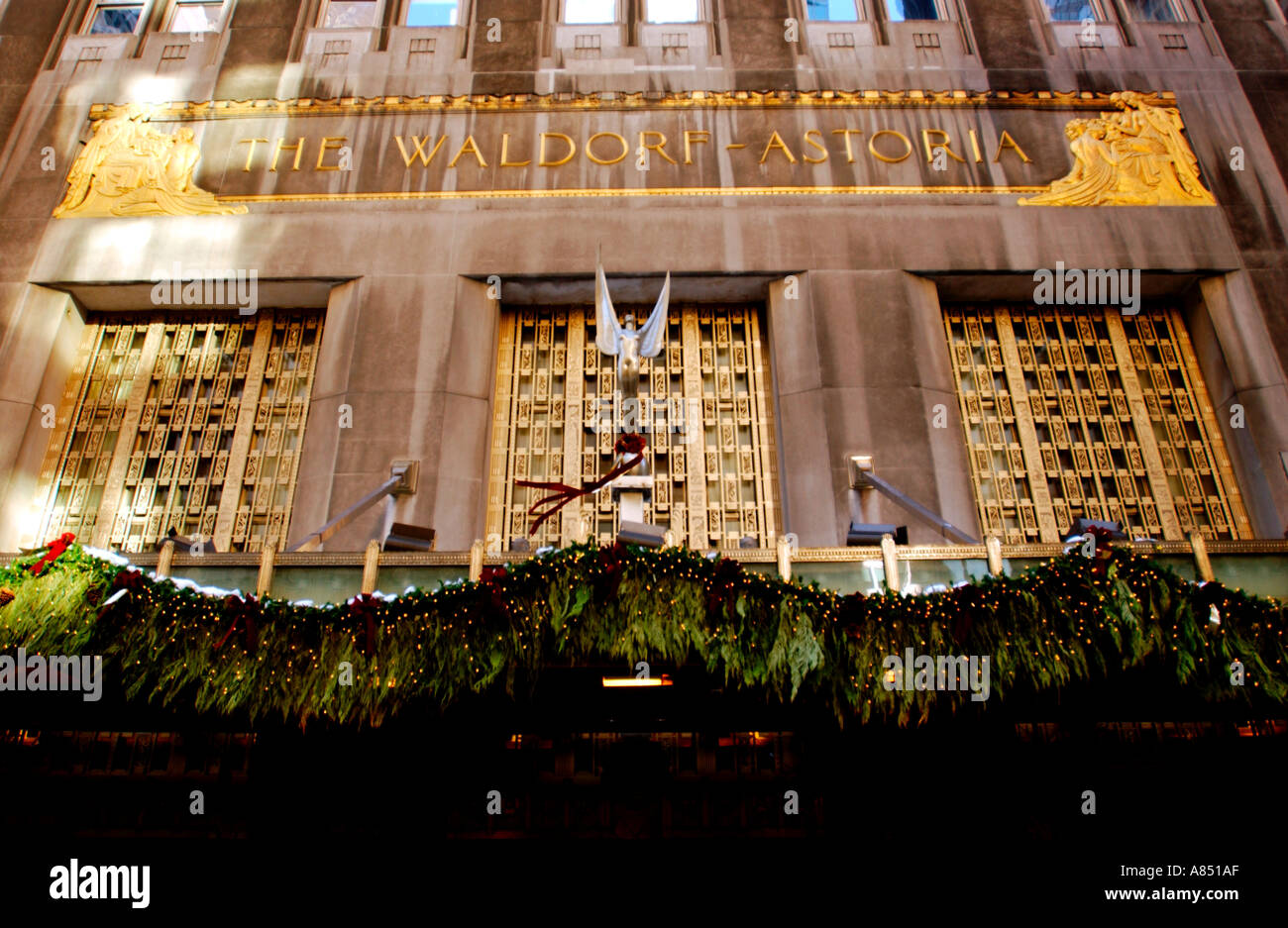 Waldorf Astoria Hotel, Park Avenue Stockfoto