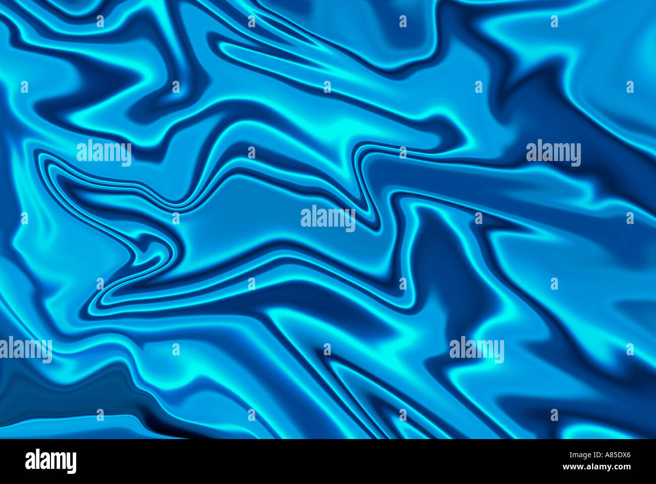 Psychedelische blauem Hintergrund Stockfoto