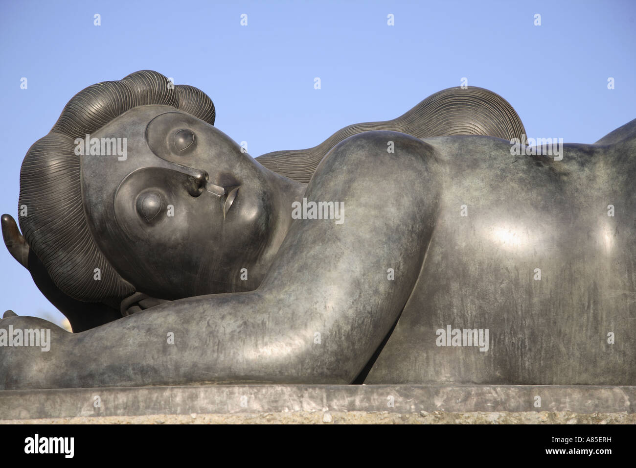 Skulptur von Fernando Botero, Plaza de Colón, Madrid, Spanien Stockfoto