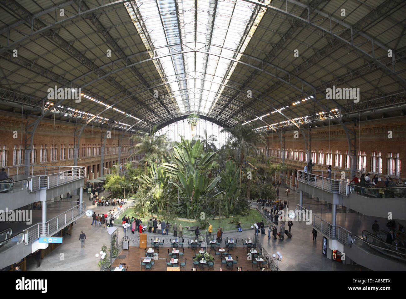 Bahnhof Atocha, Madrid, Spanien Stockfoto
