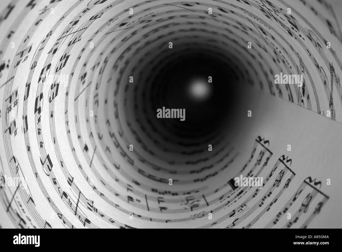 Sheet Music Stockfoto