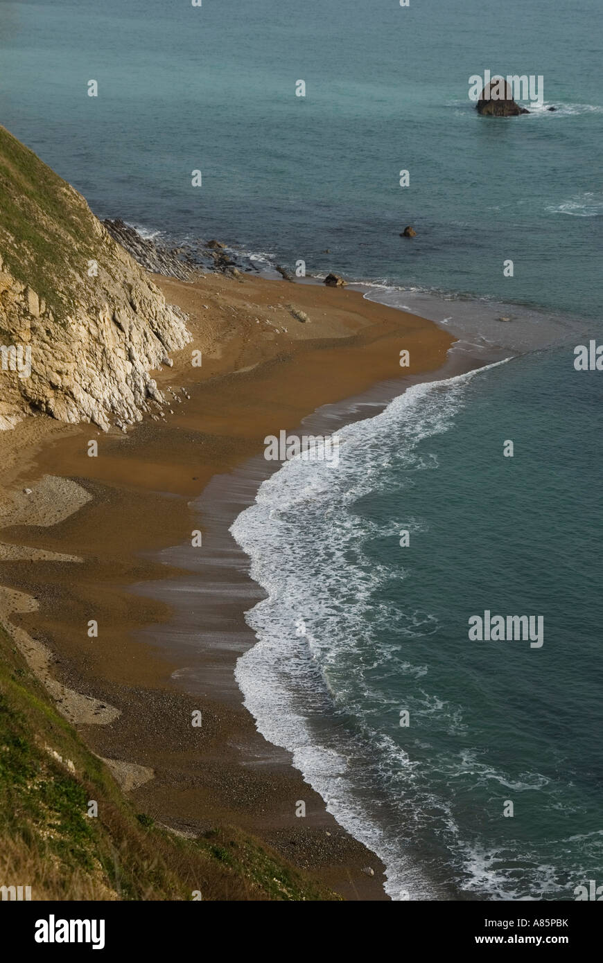 Man'o Krieg Cove Dorset März 2007 Stockfoto