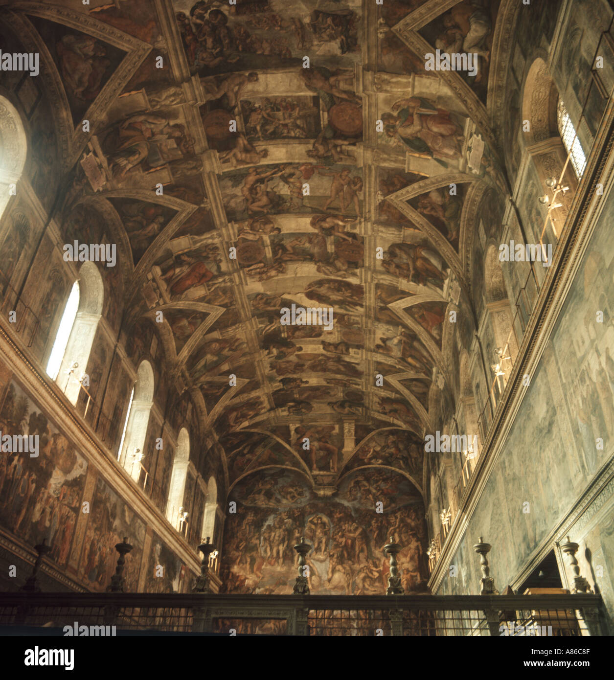 Sixtinischen Kapelle im Vatikan Rom Italien Stockfoto