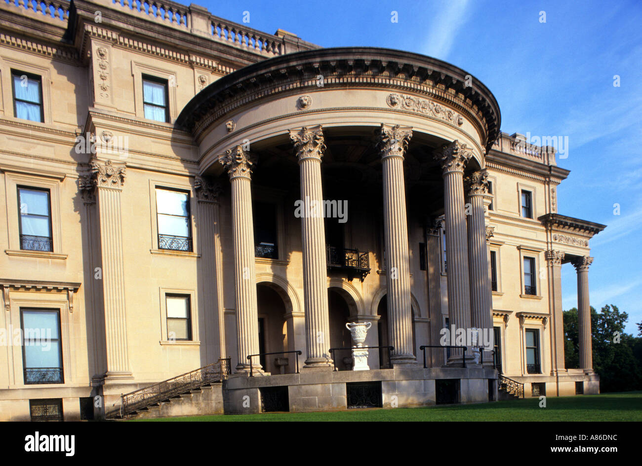 New York Hudson Valley Vanderbilt Mansion Hyde Park Stockfoto