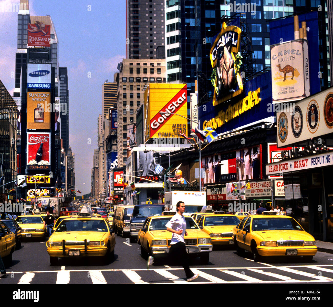 Times Square Broadway New York City Theater-Musical Stockfoto