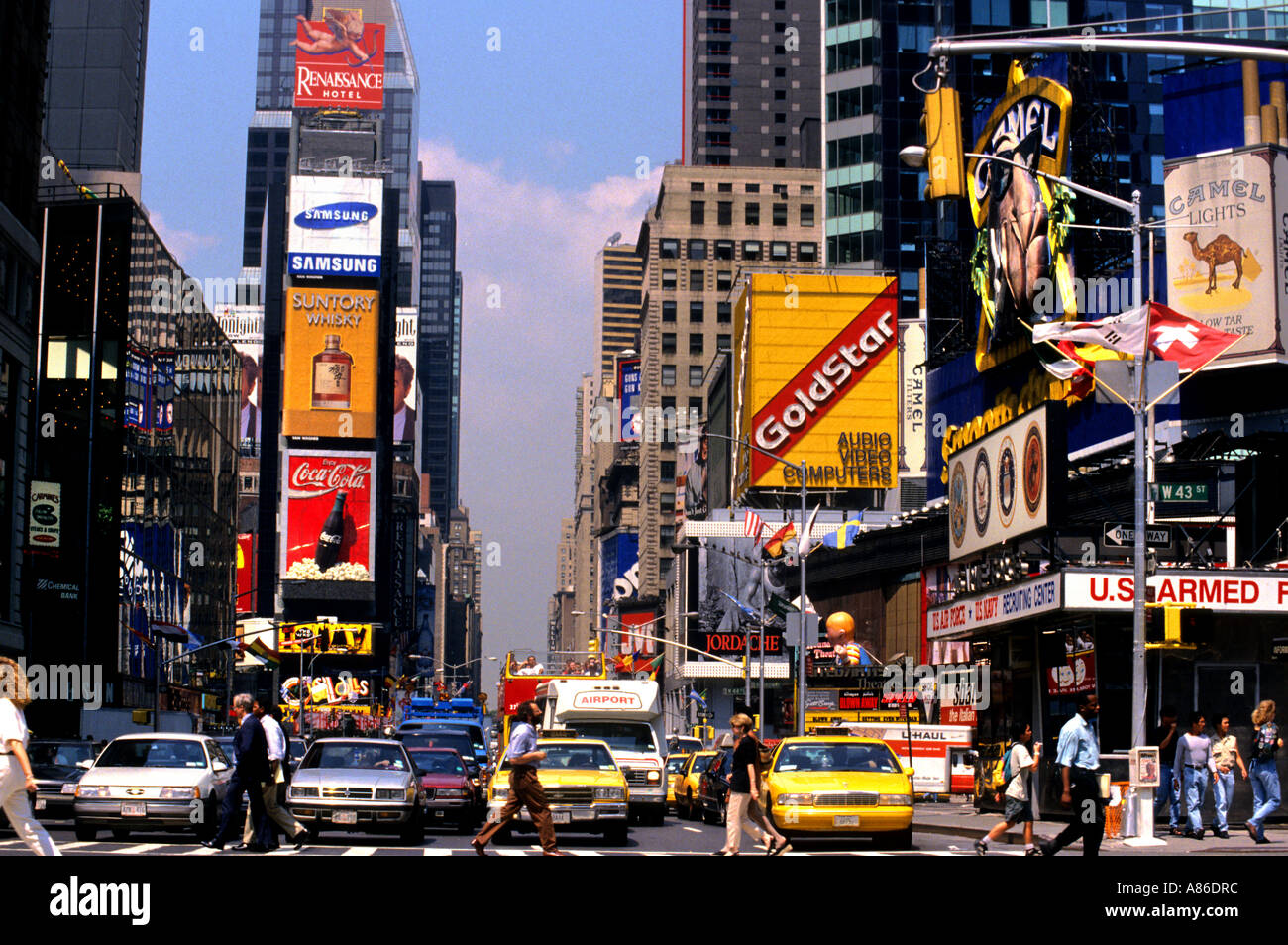 Times Square Broadway New York City Theater-Musical Stockfoto