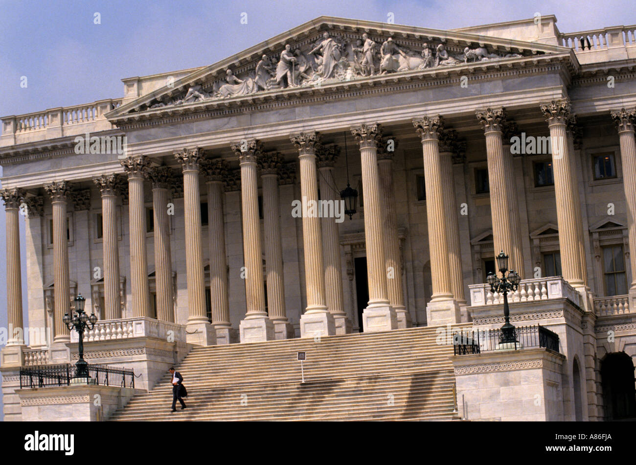 Vereinigten Staaten-Washington D.C. US-Kapitol Stockfoto