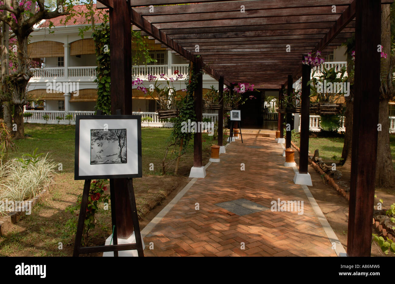 Maison Souvannaphoum Hotel Luang Prabang Laos Stockfoto