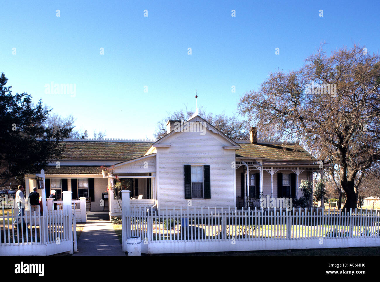 USA Texas USA Hügelland der Lyndon Baines B Johnson Geburtsort National Historic Park Stockfoto