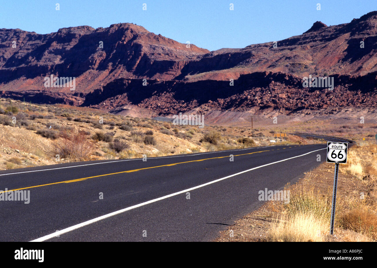 New Mexico Route 66 USA Amerika National Highway Stockfoto