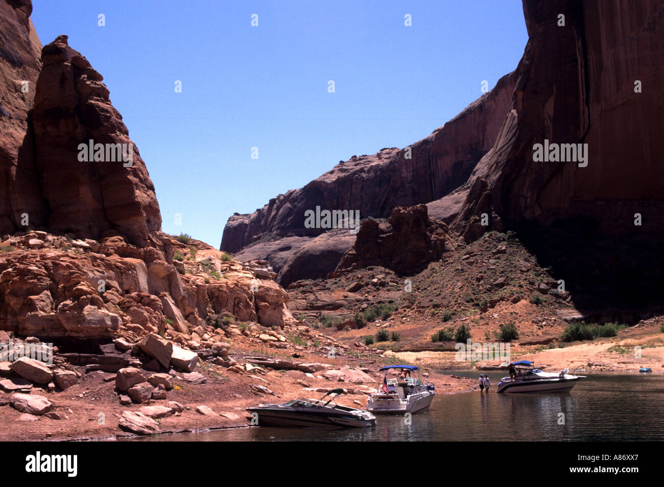 Vereinigte Staaten USA Utah National Park Landschaft Glenn Canyon Stockfoto